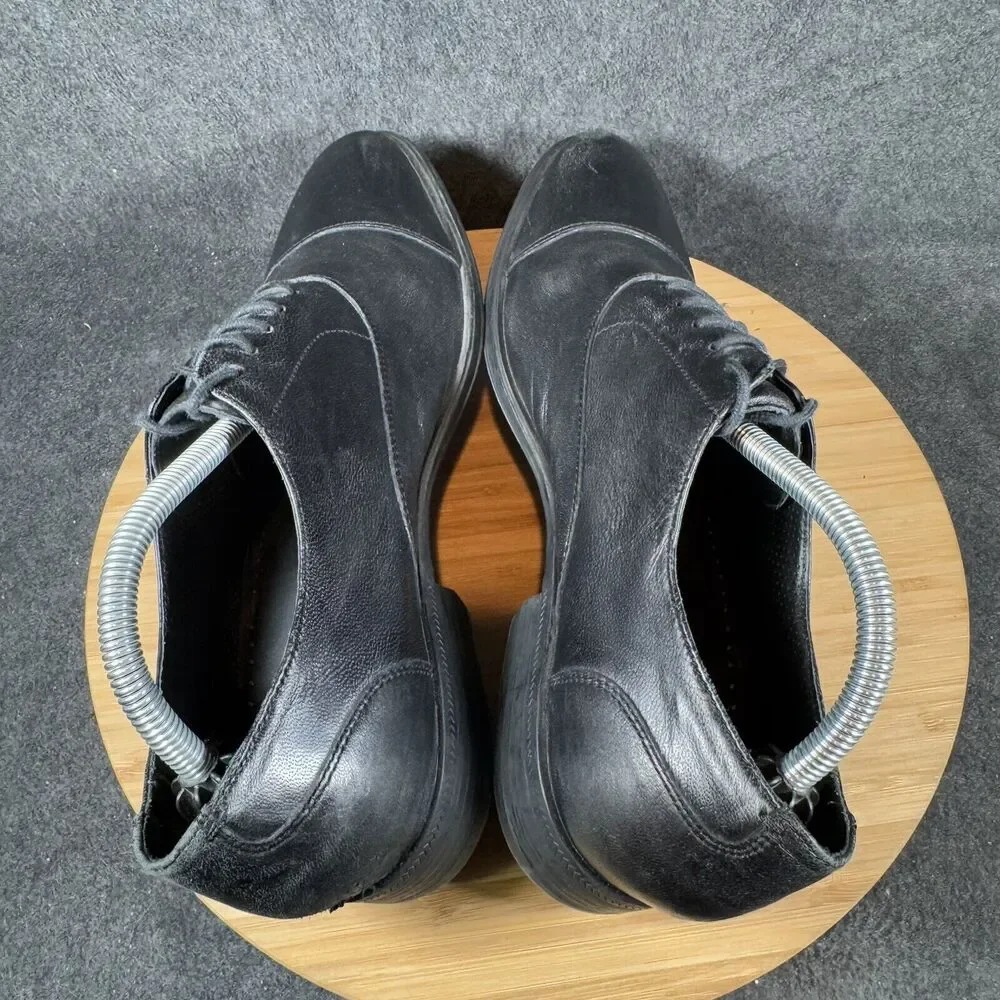 Cole Haan C09168 Black Leather Cap Toe Oxfords‎ Shoes Men's Size 9